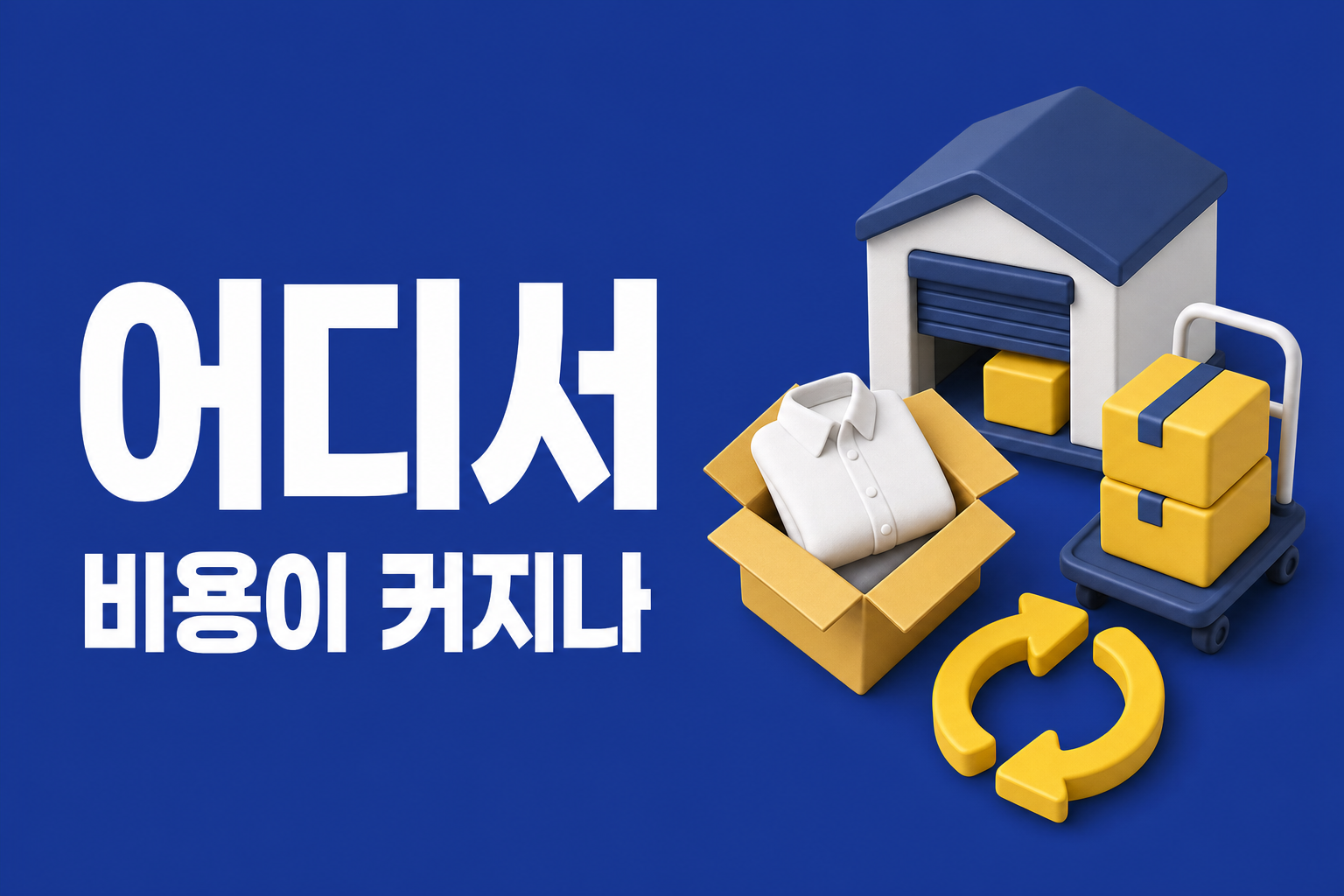 쇼핑몰 물류비 구조: 입고·보관·출고·반품 중 어디서 새는가 인포그래픽